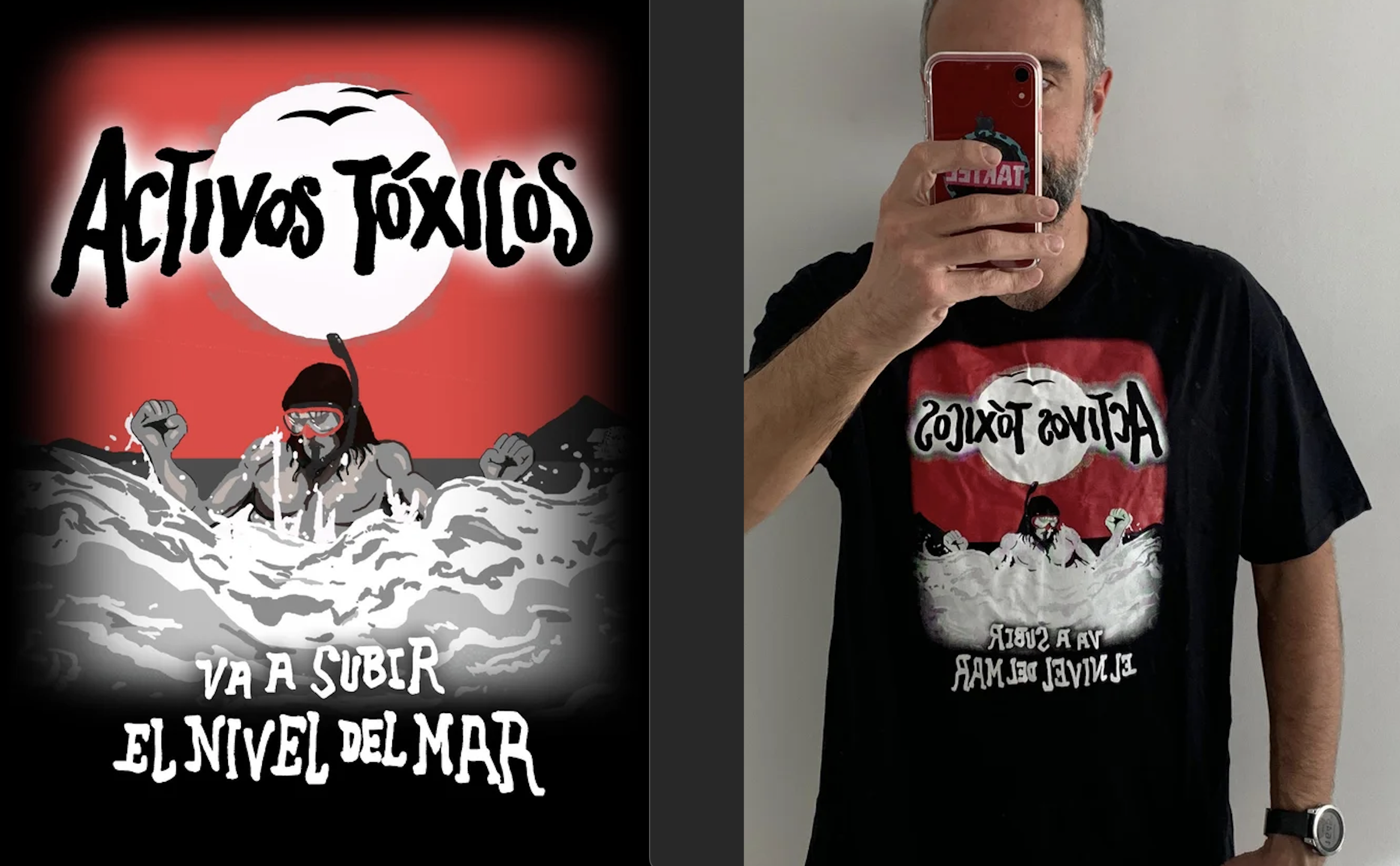 Camiseta Nivel del Mar